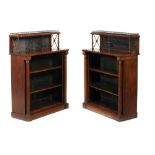 A Pair of Regency library bookcases