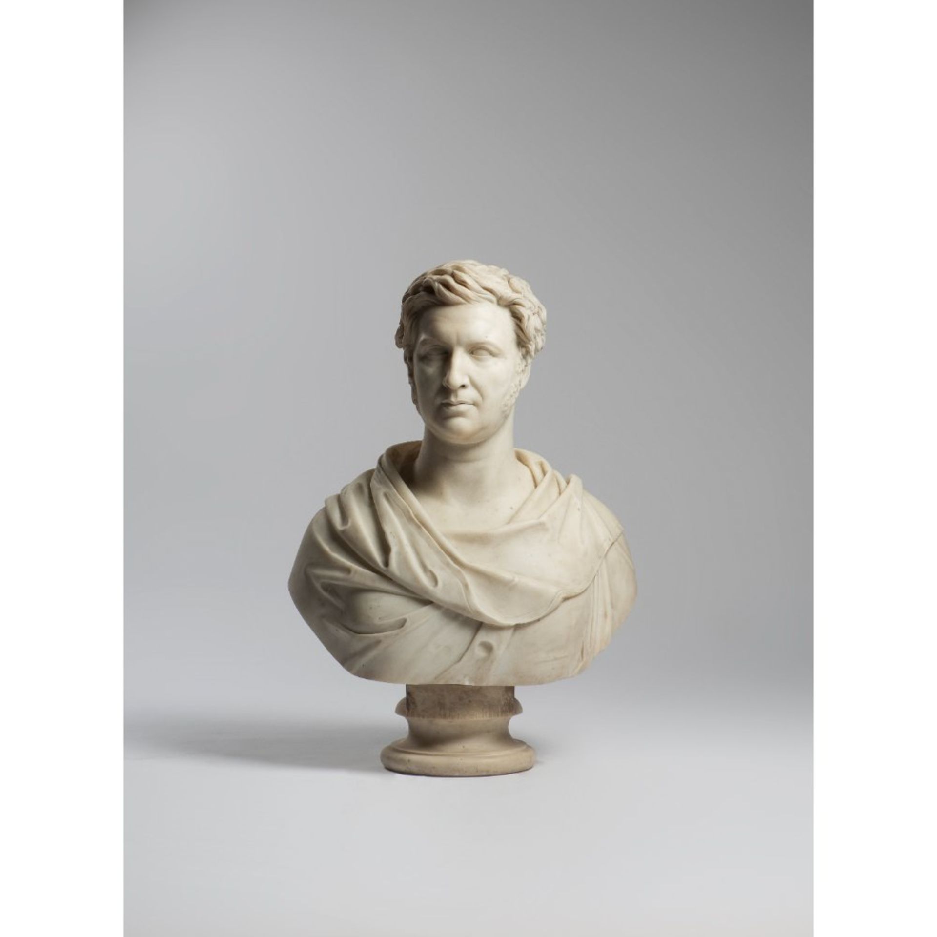 Lawrence Macdonald (1799-1878)A Gentleman's bust - Image 2 of 2