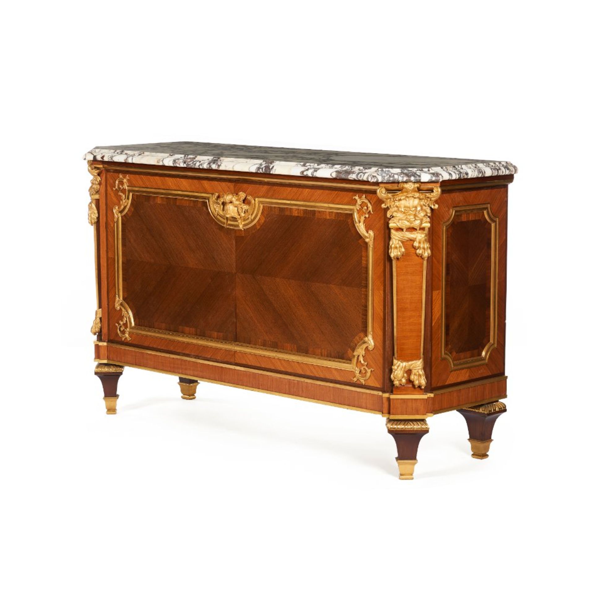 A French "A vanteaux" commode, Attrib. Jansen - Image 2 of 5
