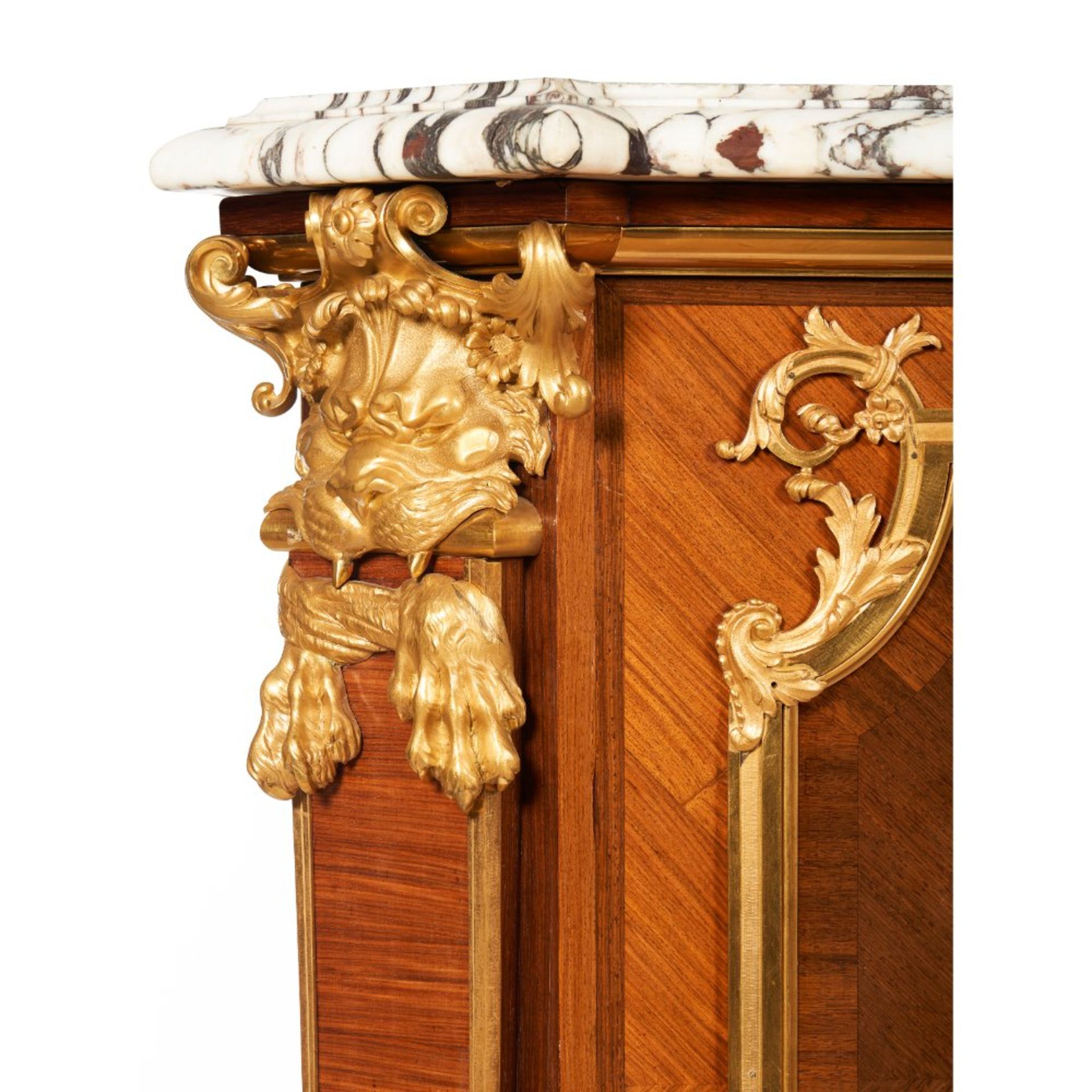 A French "A vanteaux" commode, Attrib. Jansen - Bild 4 aus 5