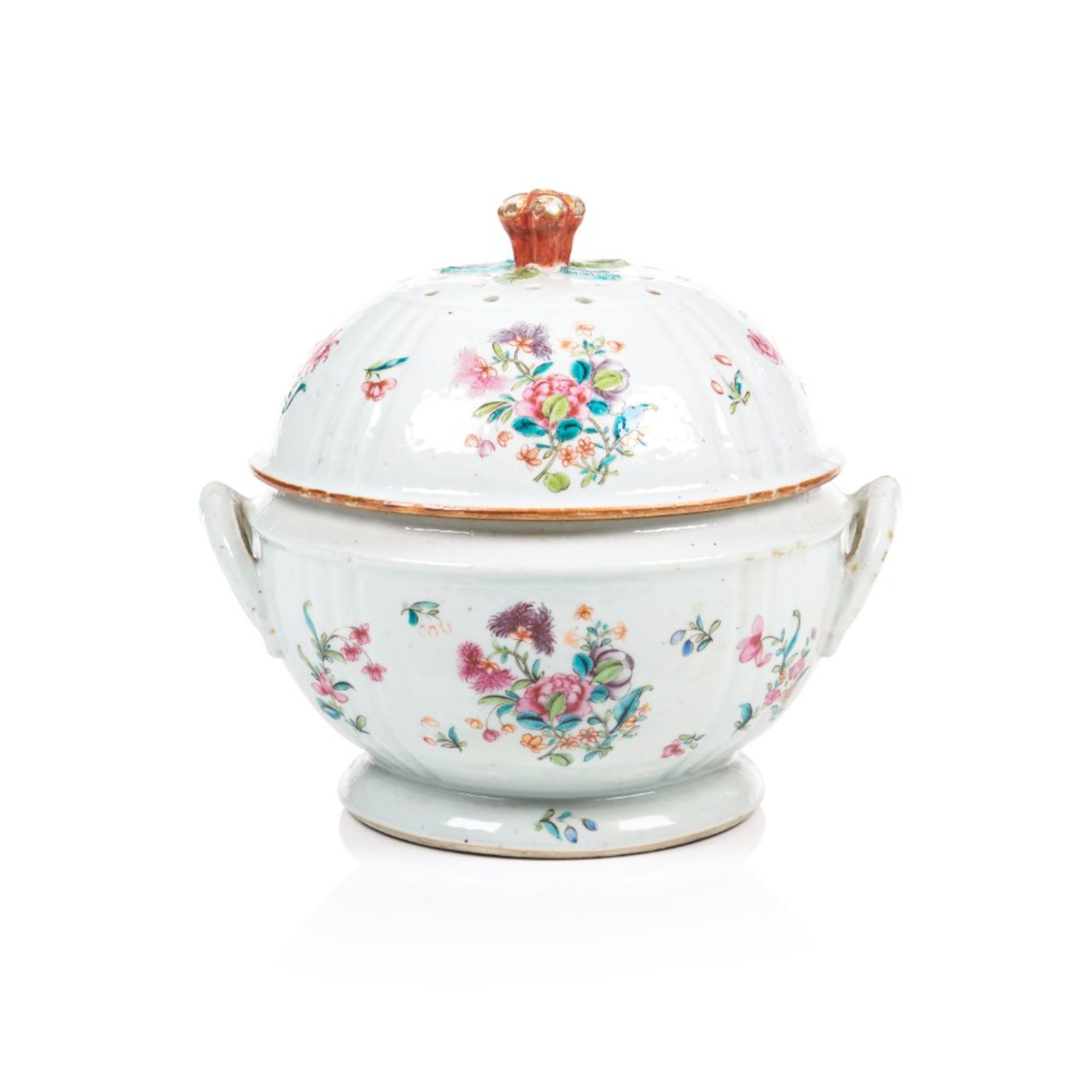 A Round tureen and cover