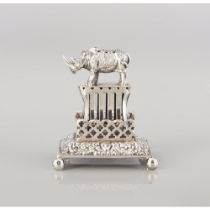 A "Rhinoceros" Toothpick Holder