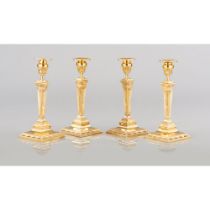 Four TIFFANY & Cº candlesticks