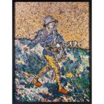 Vik Muniz (b. 1961) "The Sower, after Van Gogh"