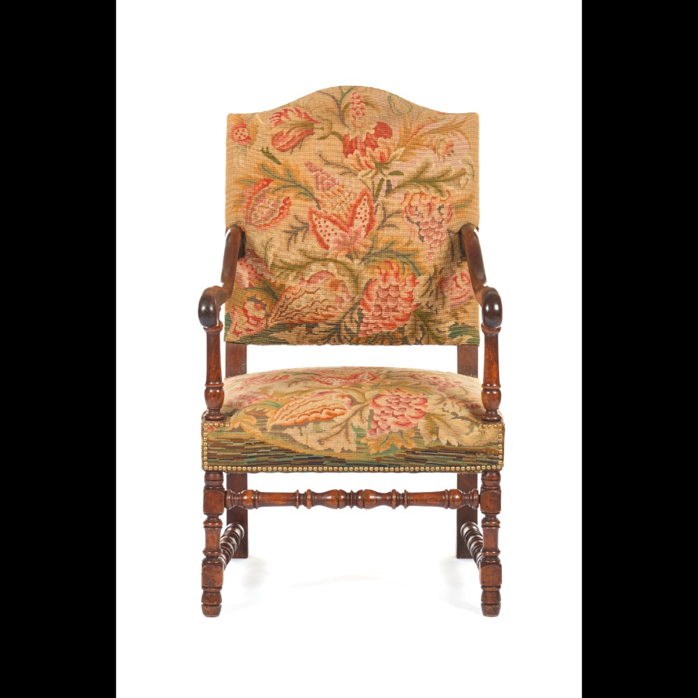  A pair of Louis XIV style armchairs - Image 2 of 2