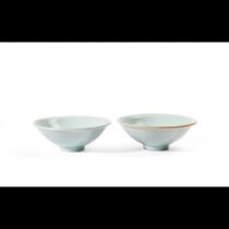 A pair of Qingbai bowls