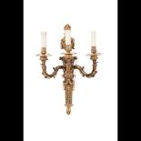  A pair of Louis XVI style wall sconces