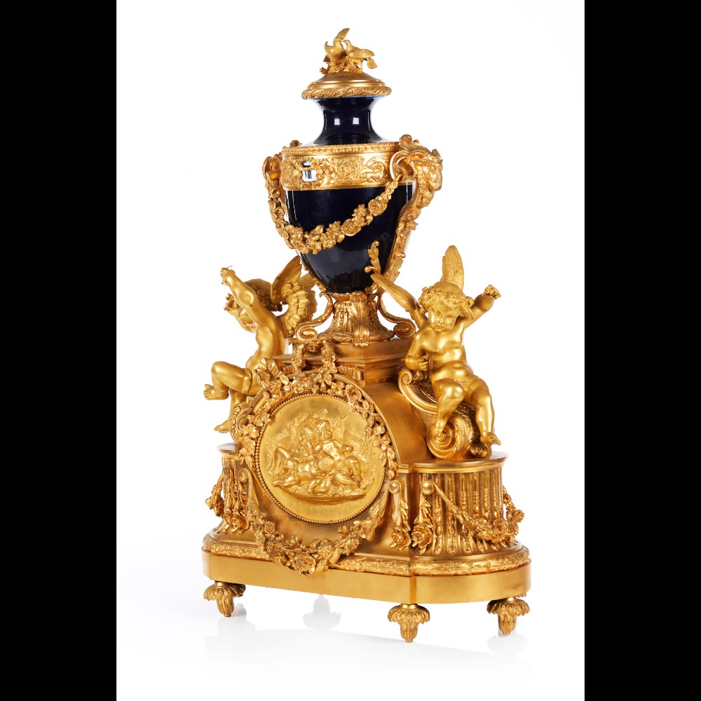  A Napoleon III tabletop clock - Image 2 of 2