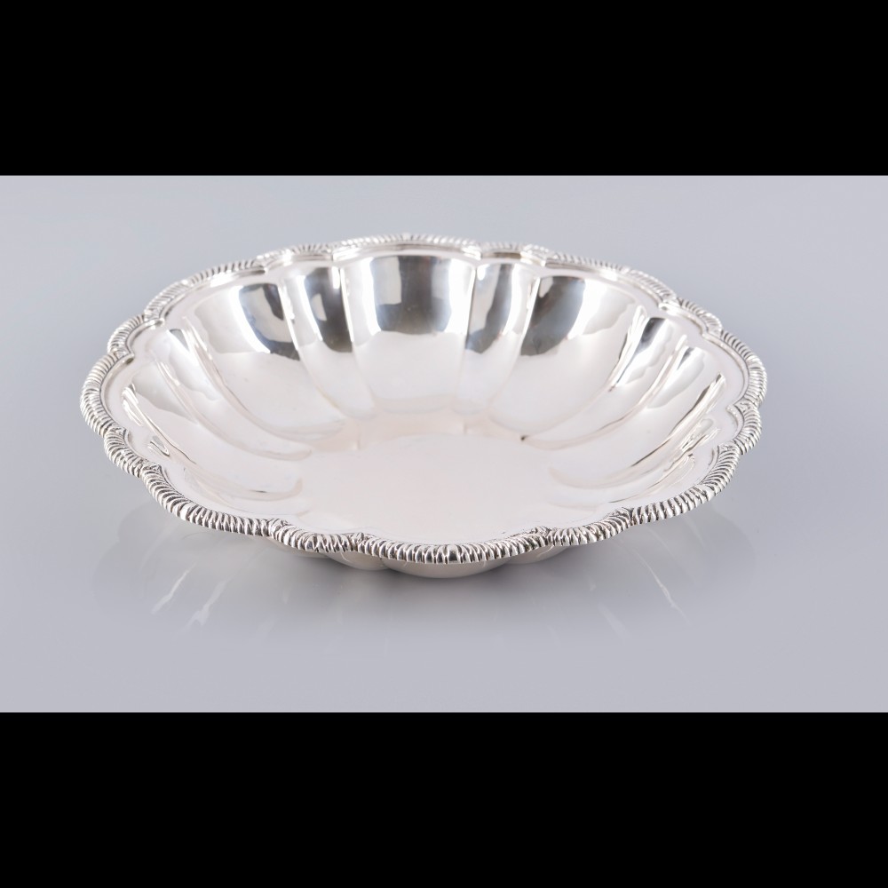  A scalloped salver