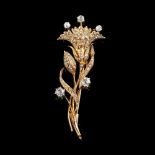  A carnation brooch