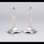  A pair of candlesticks