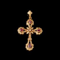 A cross pendant