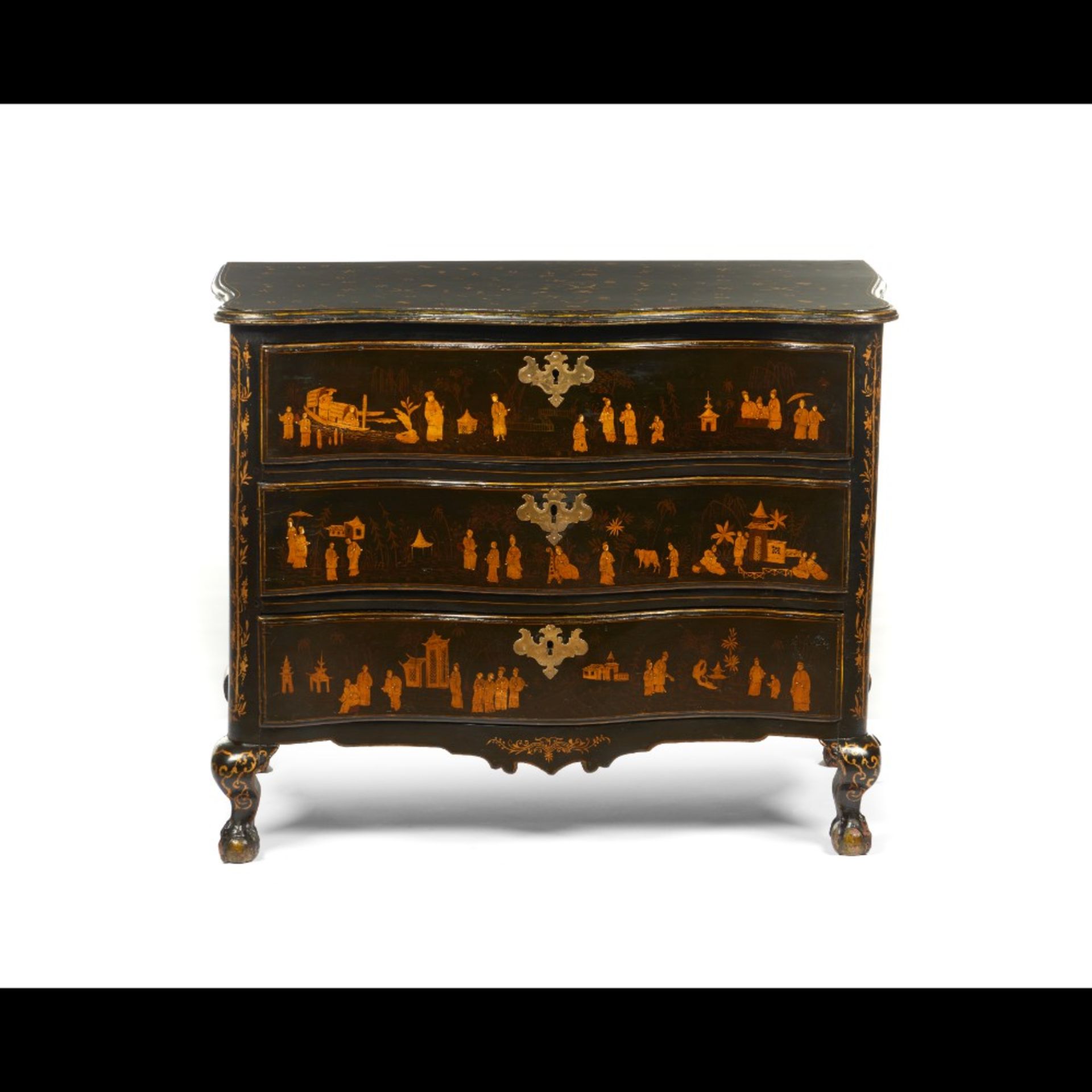  A Chippendale style chest of drawers - Bild 2 aus 2