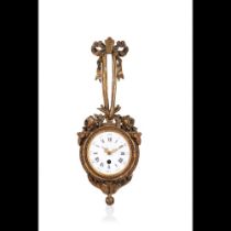 A Louis XVI style wall clock