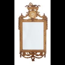 A Louis XVI style mirror