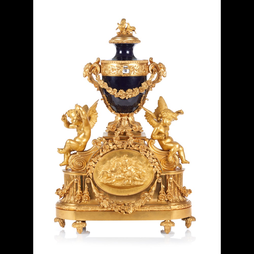  A Napoleon III tabletop clock