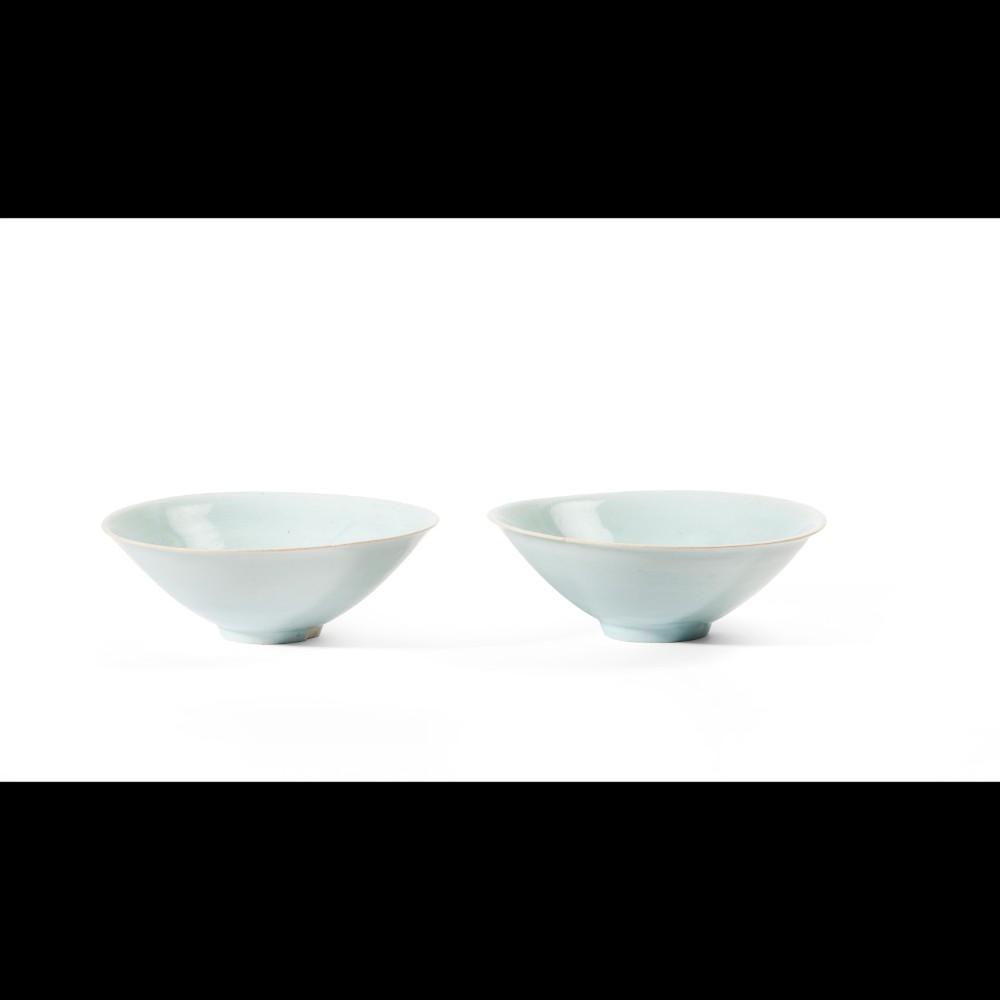  A pair of Qingbai bowls