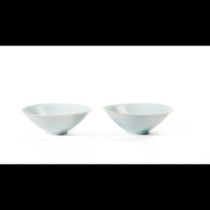 A pair of Qingbai bowls