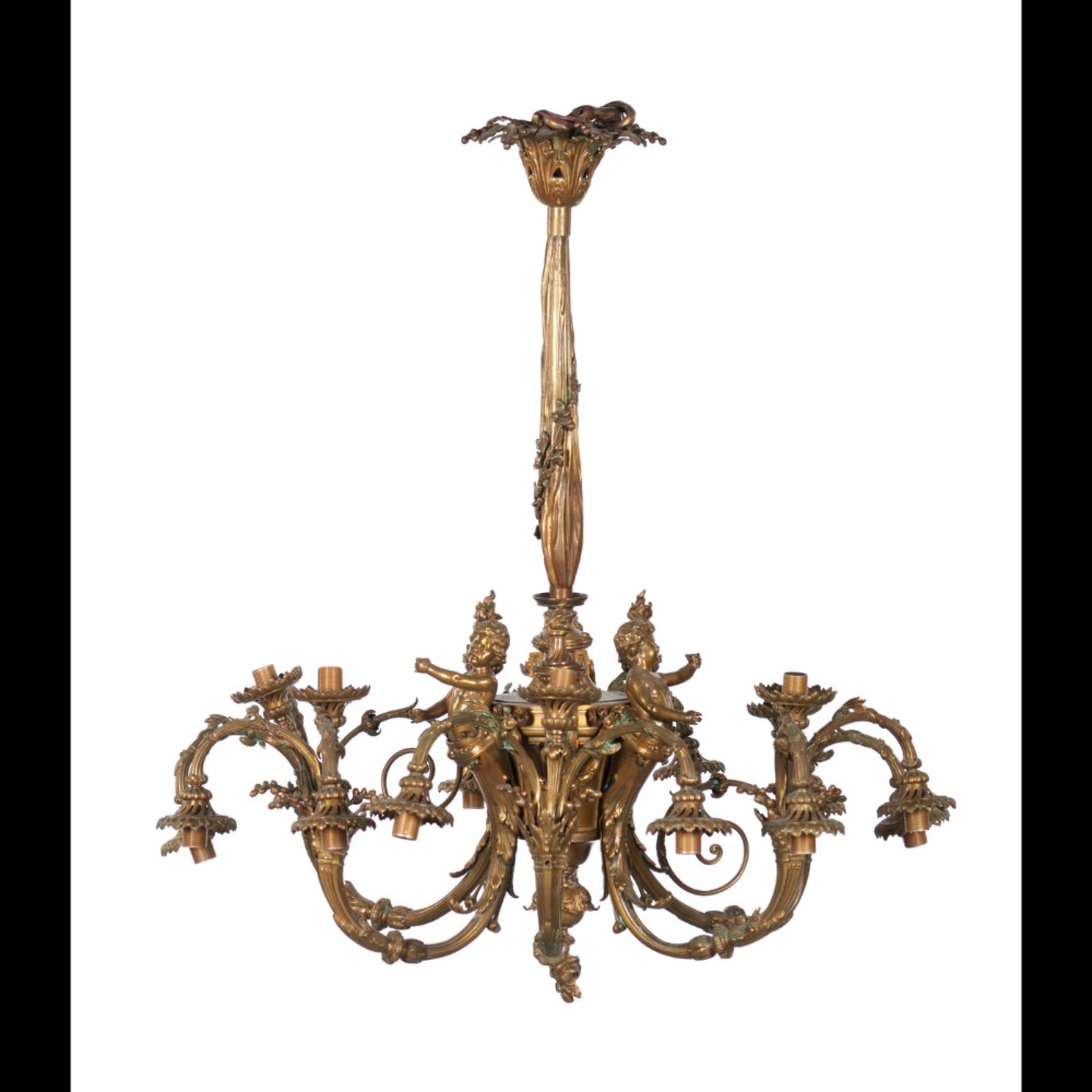  An Eighteen-light French chandelier