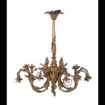 An Eighteen-light French chandelier