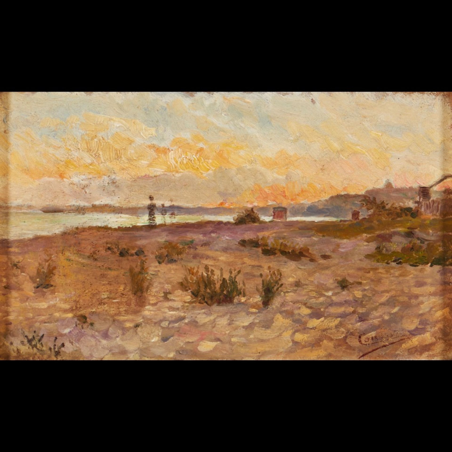 Gabriel Constante (1875-1950) Beach view