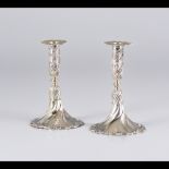  A pair of candlesticks