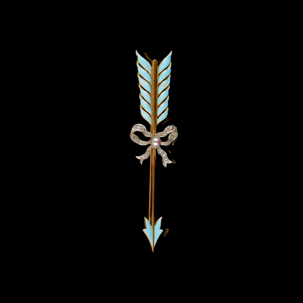  A LEITÃO & IRMÃO arrow brooch