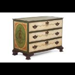 A neoclassical chest of drawers