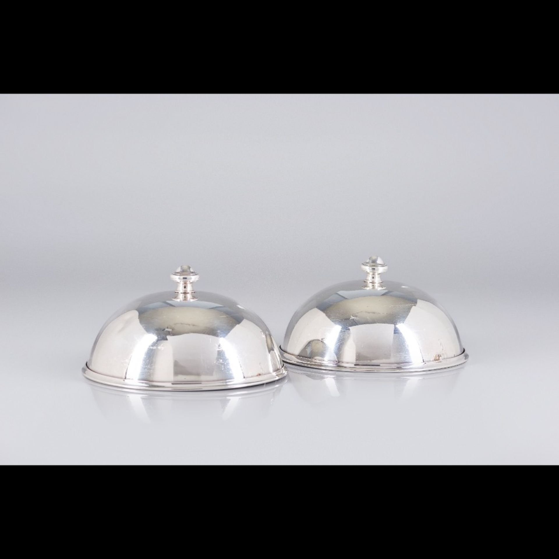  A set of two domes