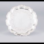  A scalloped salver