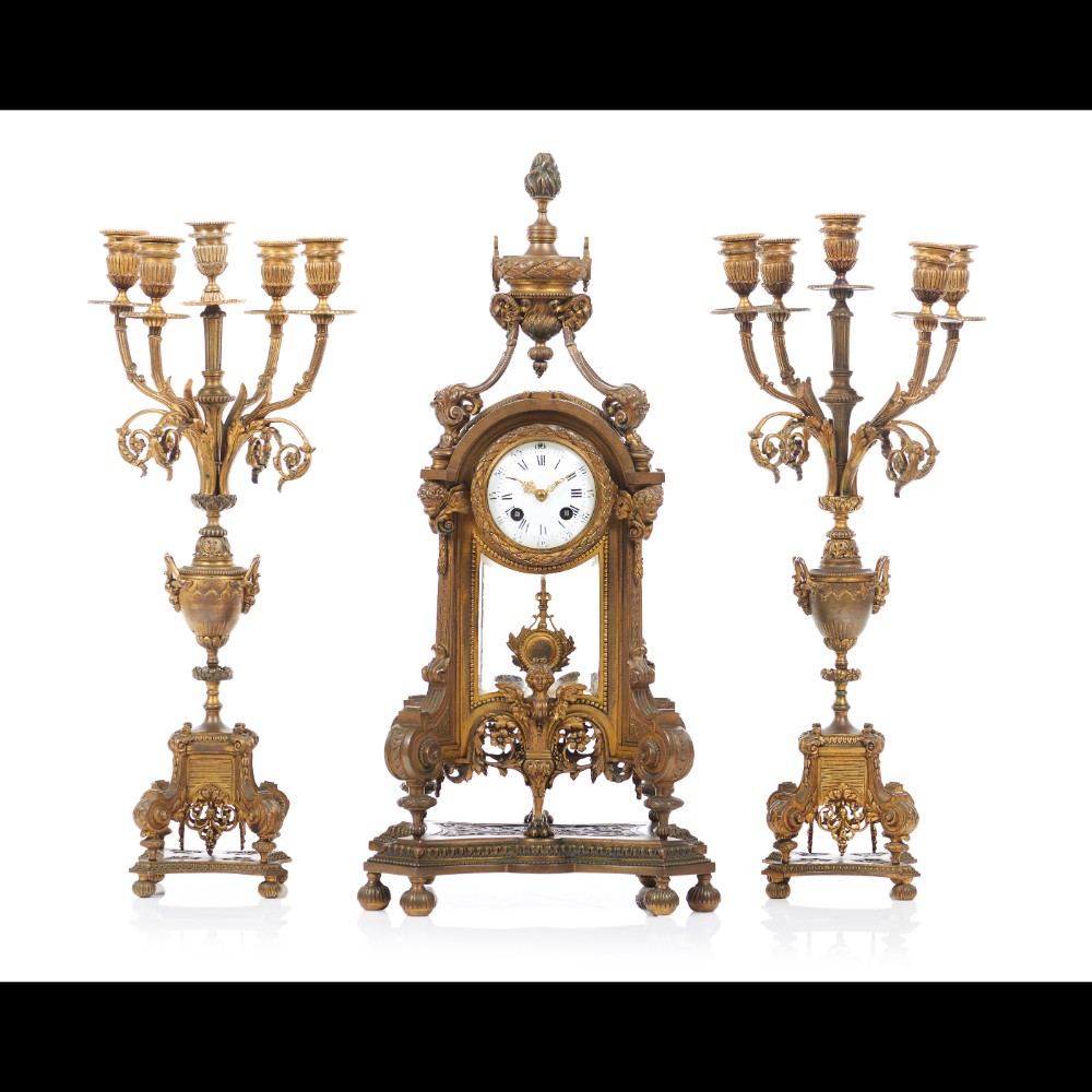  A Napoleon III garniture