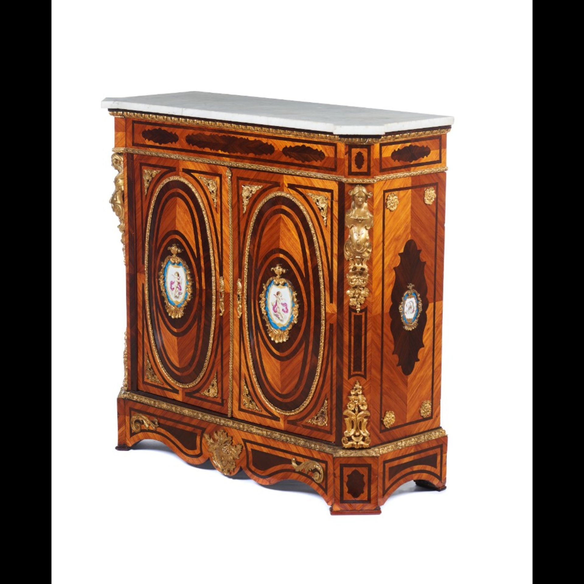  A Napoleon III low cupboard - Bild 2 aus 3