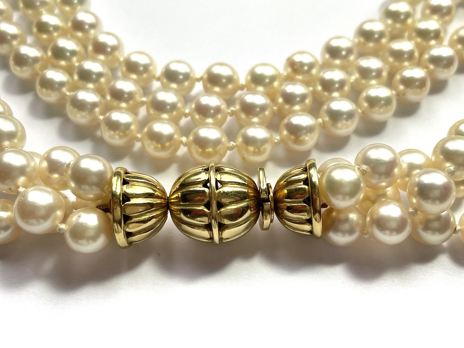 Akoya pearl necklace - Image 6 of 9