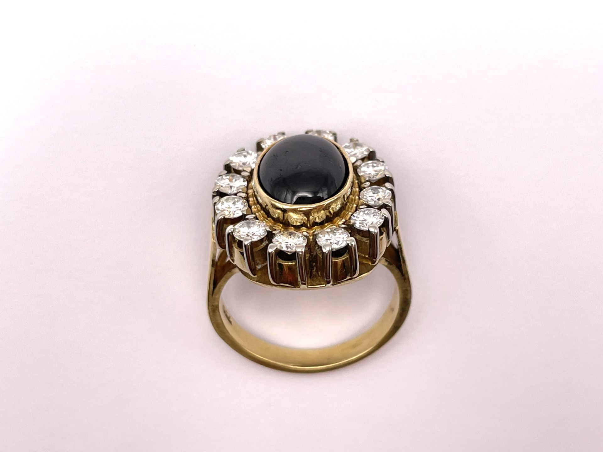 Sapphire ring with brilliants - Image 6 of 6