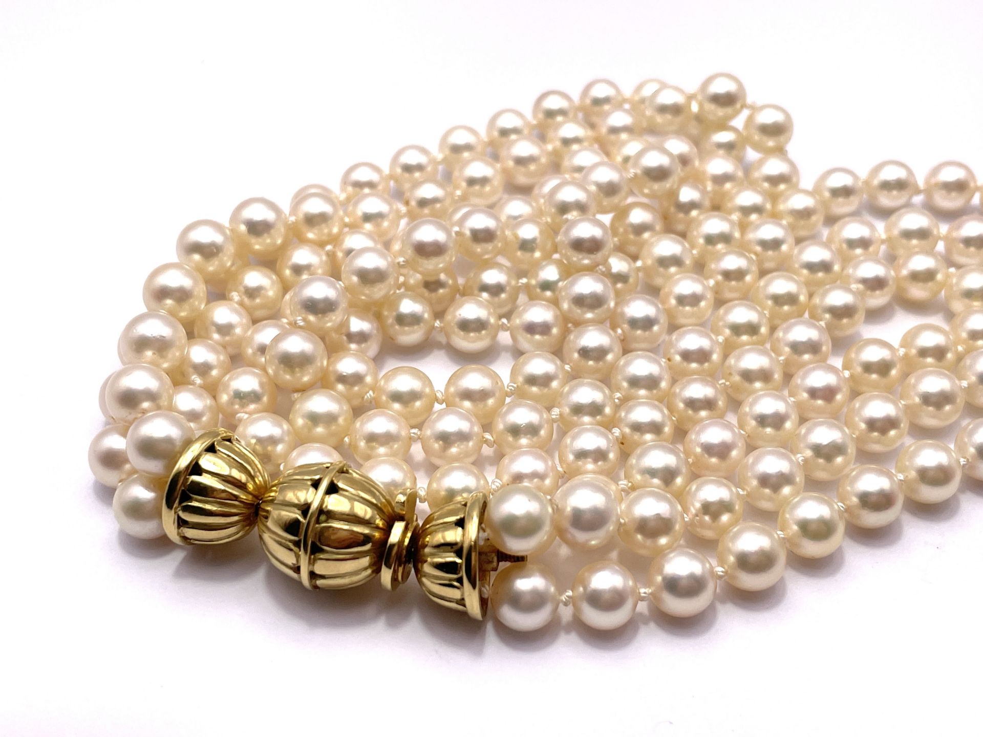 Akoya pearl necklace - Image 4 of 9