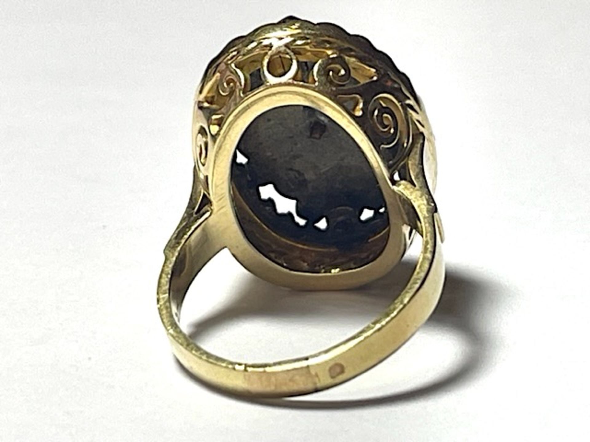 Garnet ring - Image 7 of 10
