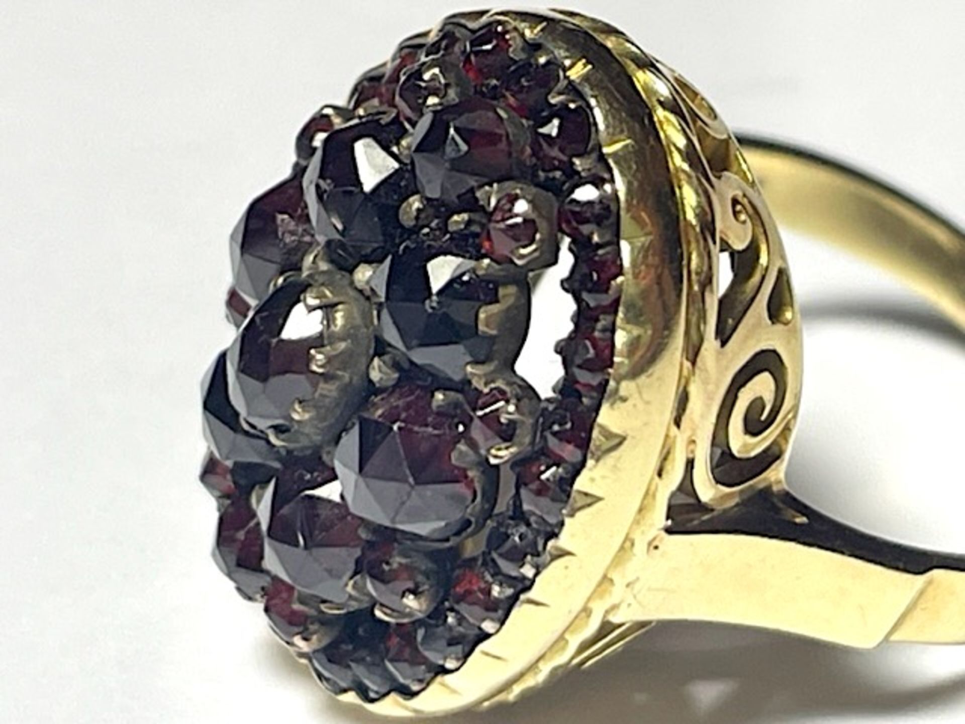 Garnet ring - Image 10 of 10