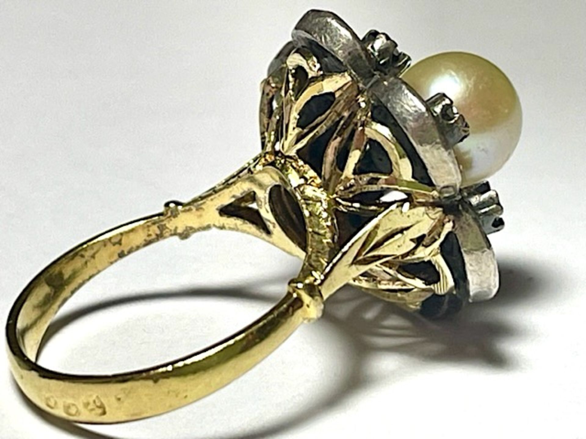Antique pearl ring - Image 8 of 12
