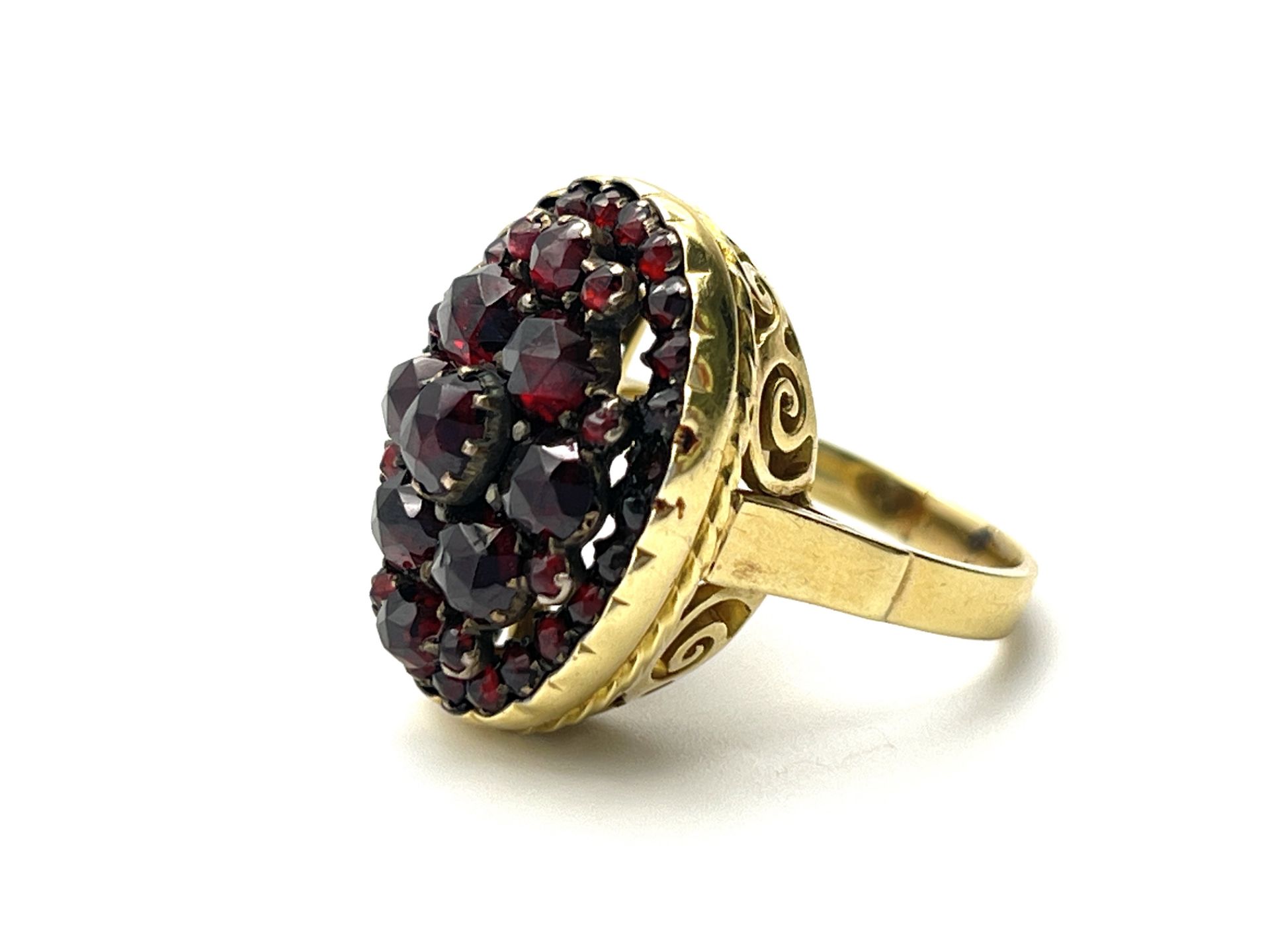 Garnet ring - Image 5 of 10