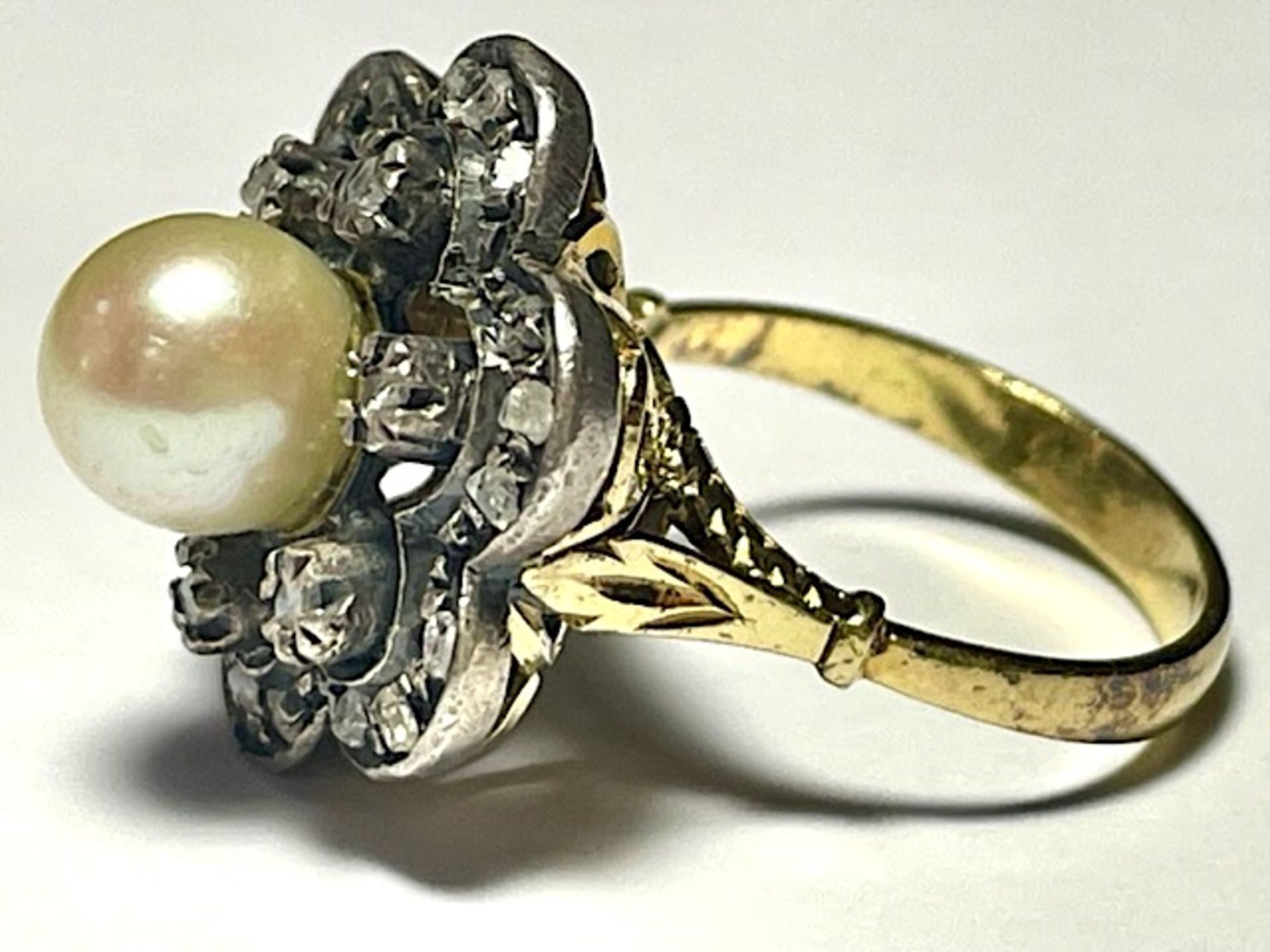 Antique pearl ring - Image 4 of 12