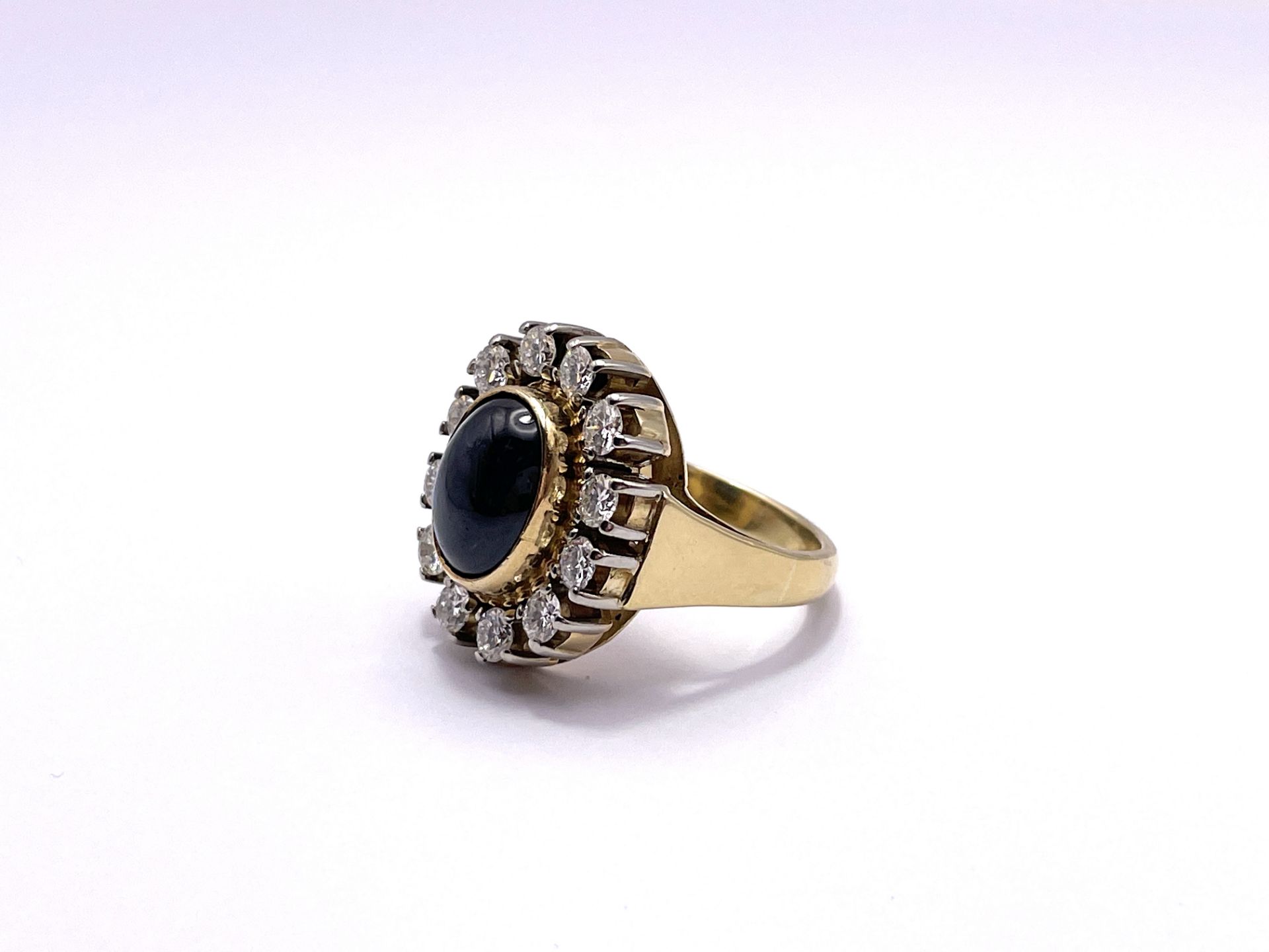 Sapphire ring with brilliants - Image 5 of 6