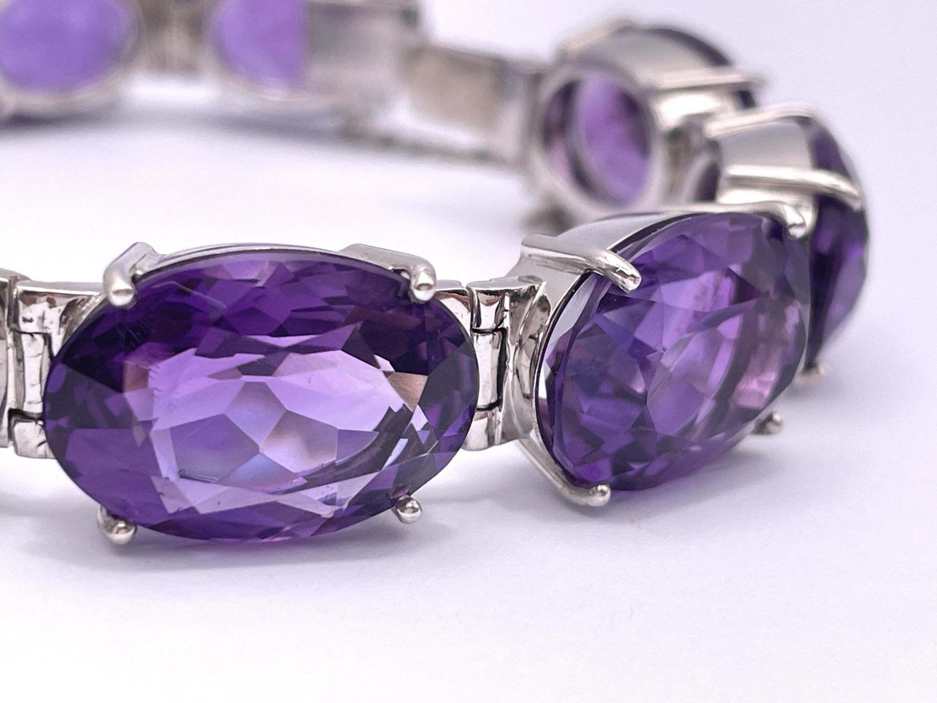 Amethyst bracelet - Image 5 of 7