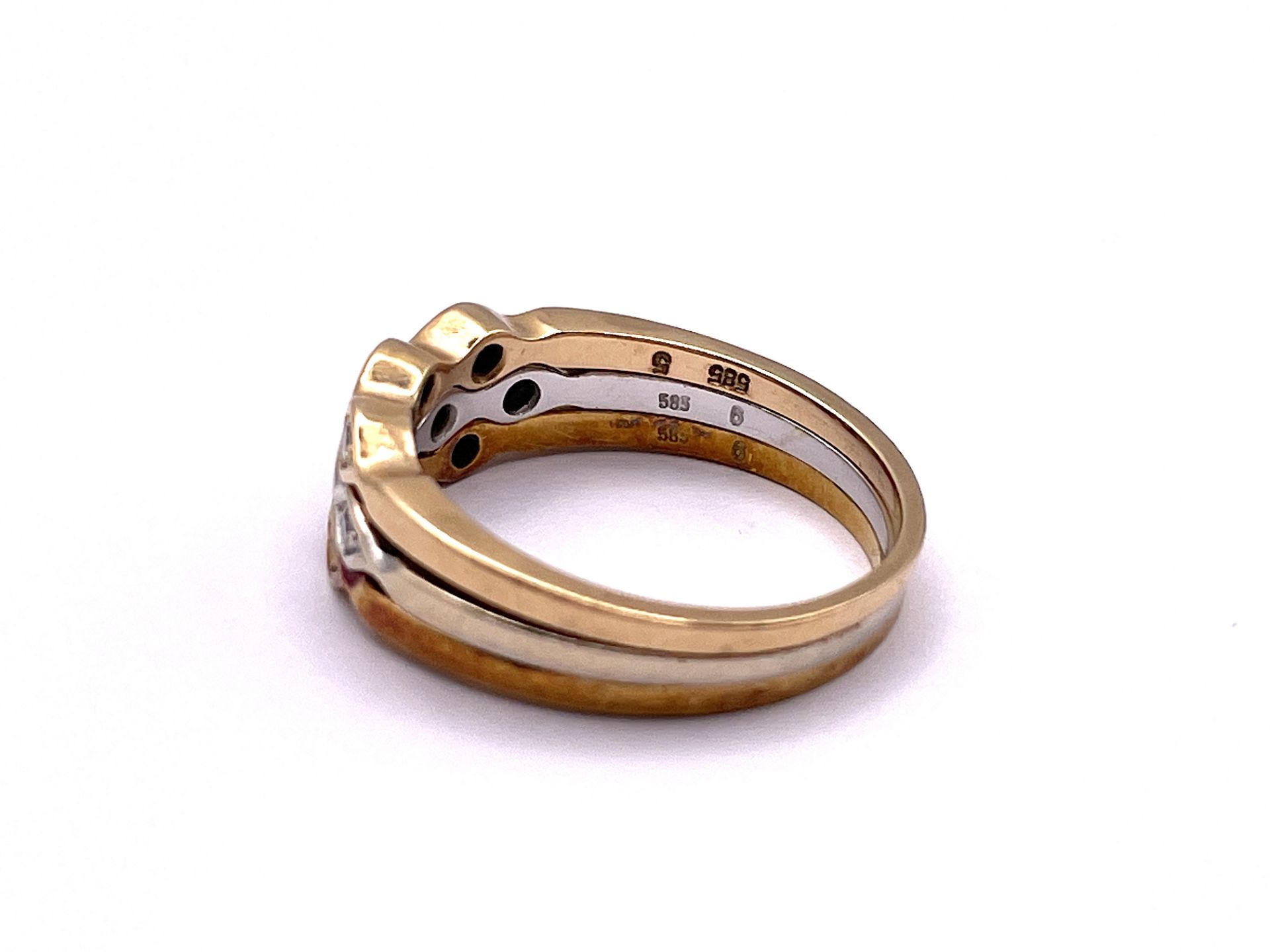 Three diamond rings - Image 6 of 6