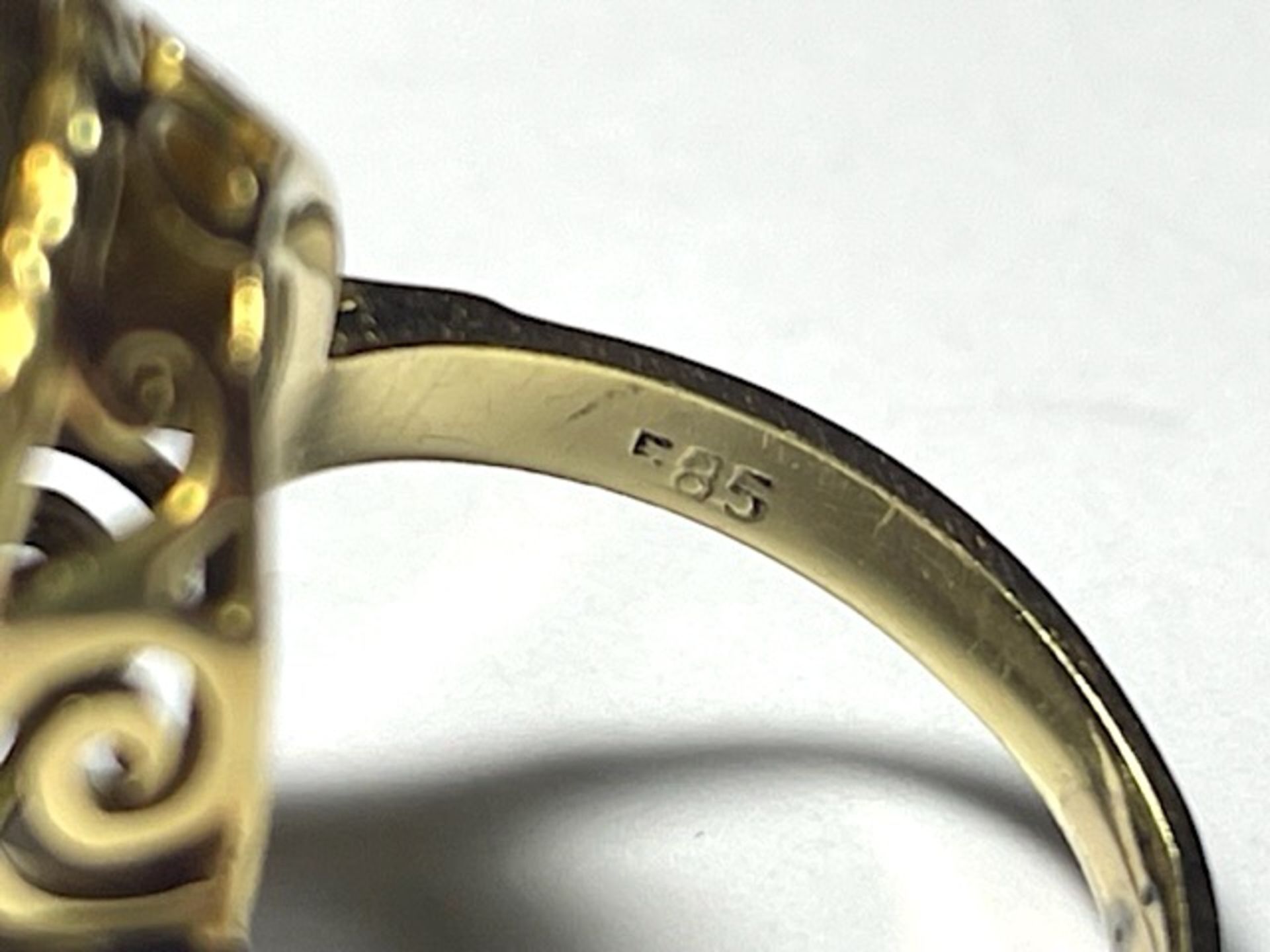 Garnet ring - Image 9 of 10