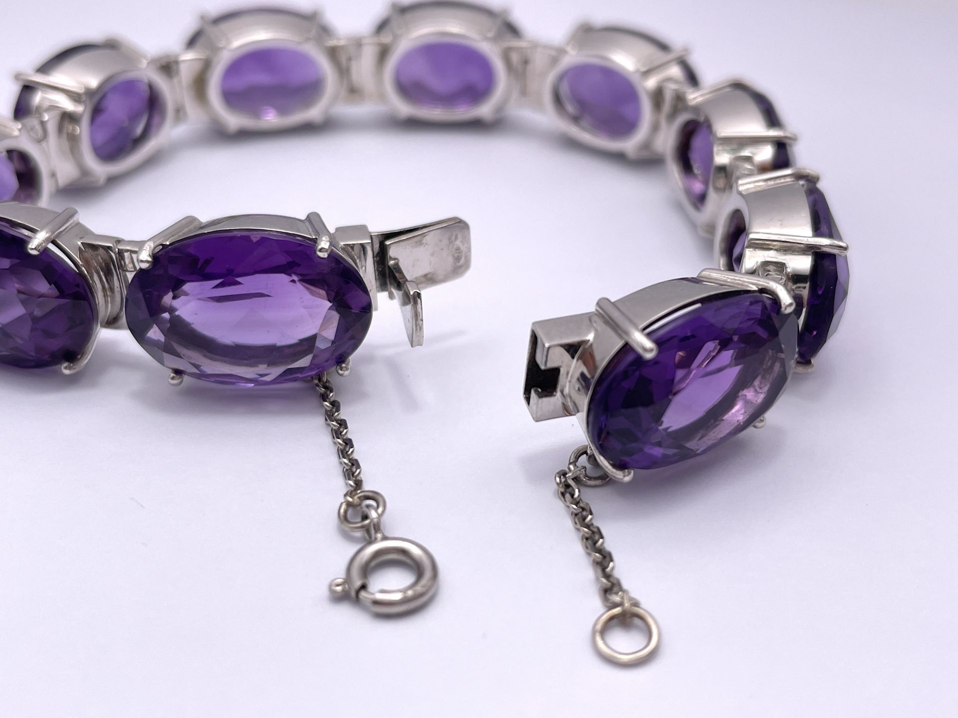 Amethyst bracelet - Image 6 of 7