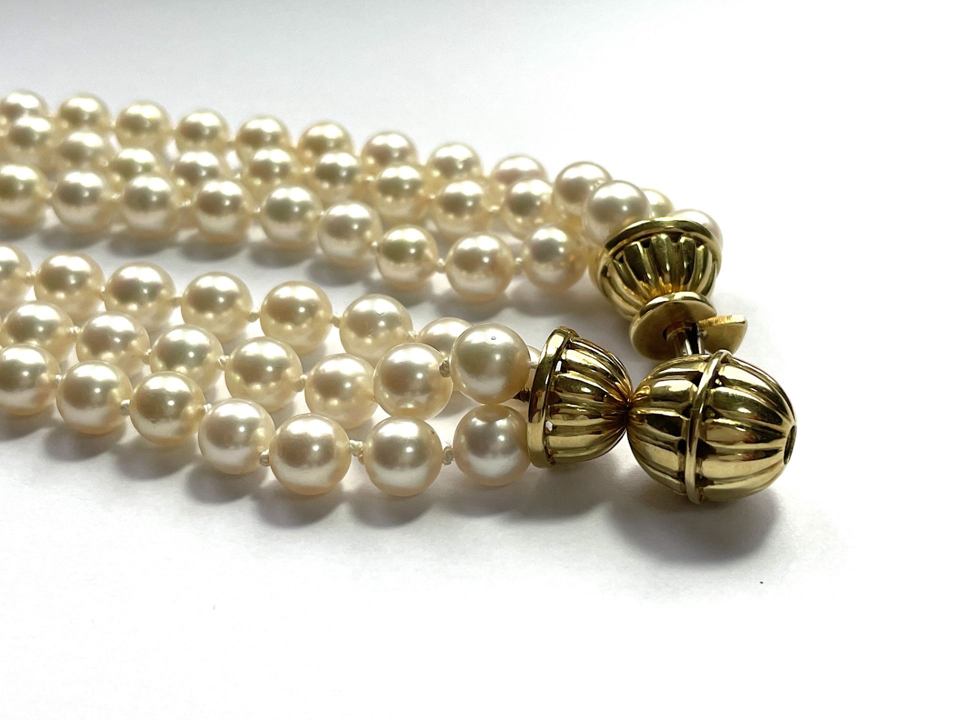 Akoya pearl necklace - Image 8 of 9