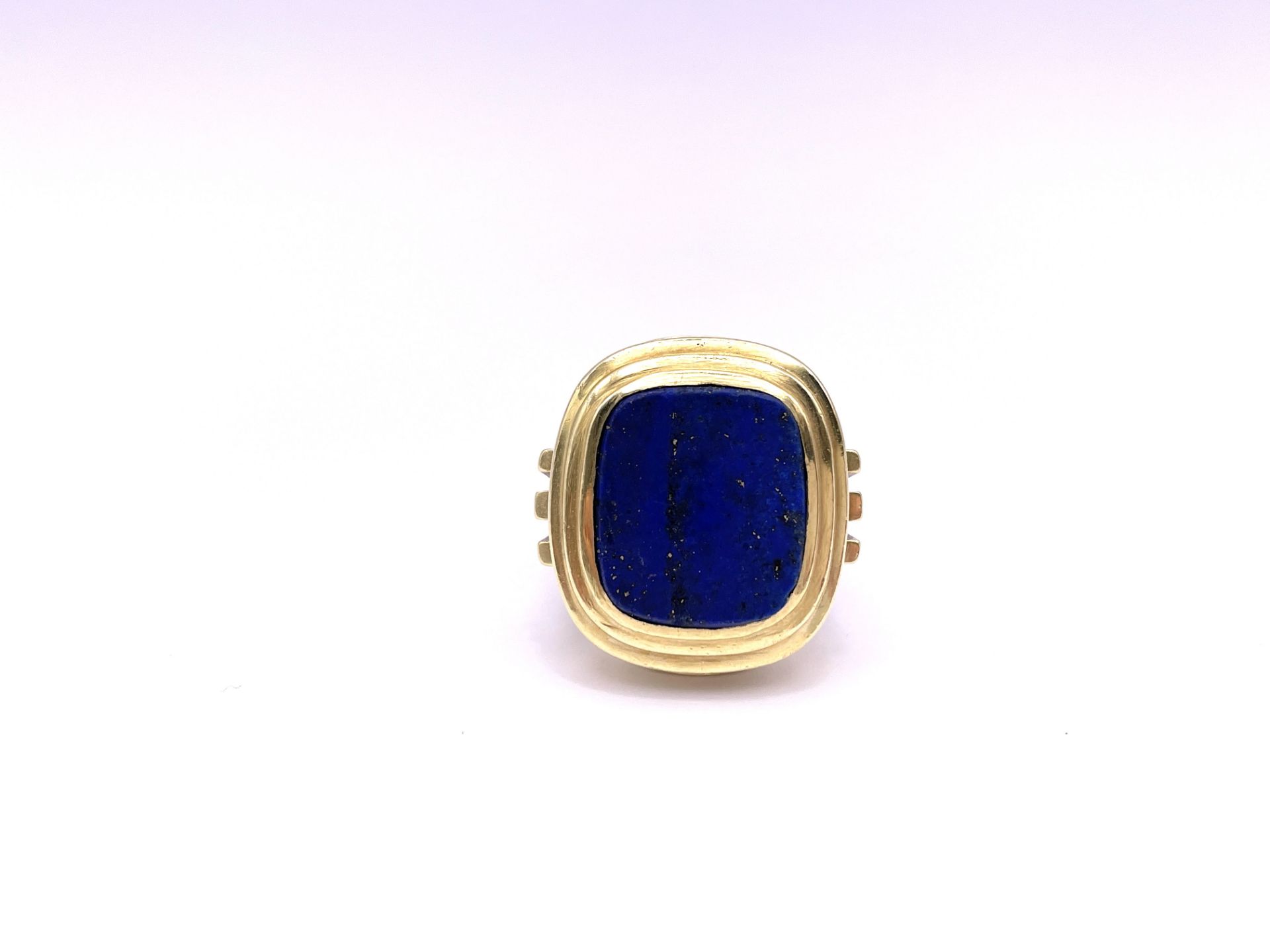 Lapis men's ring