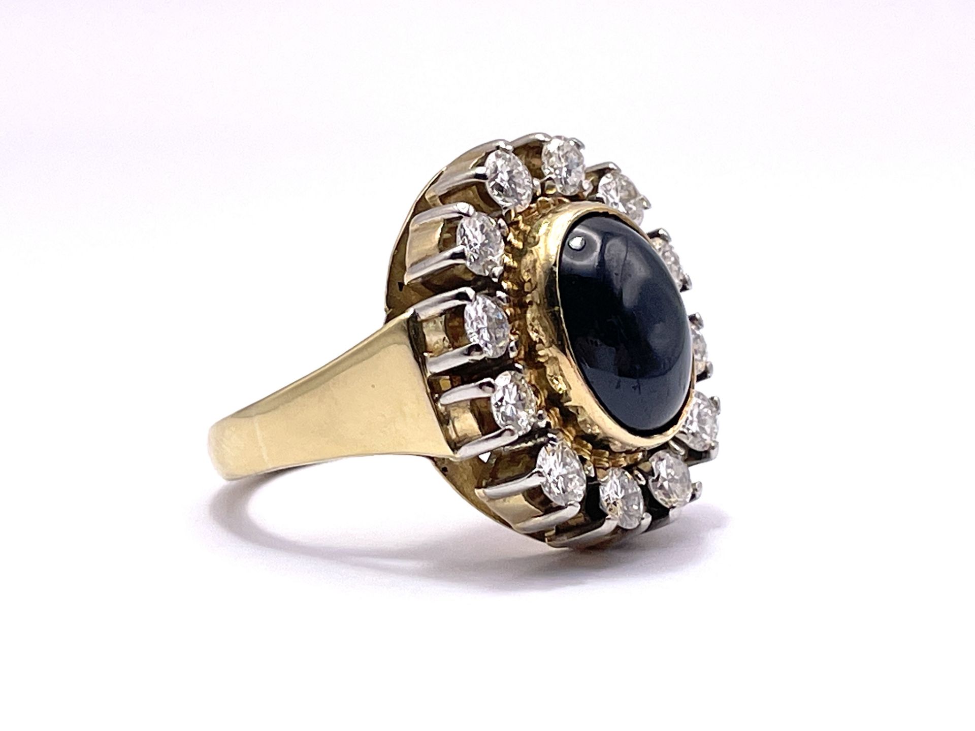 Sapphire ring with brilliants - Image 2 of 6