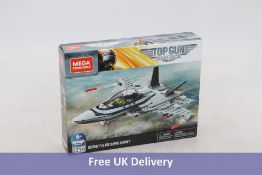 Ten Mega Construx Top-Gun Maverick Boeing, F/A-18E, Super-Hornet Set, Grey