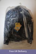 Helstons Shelbee Tissu Mesh Motorcycle Jacket, Blue/White, Size 4XL